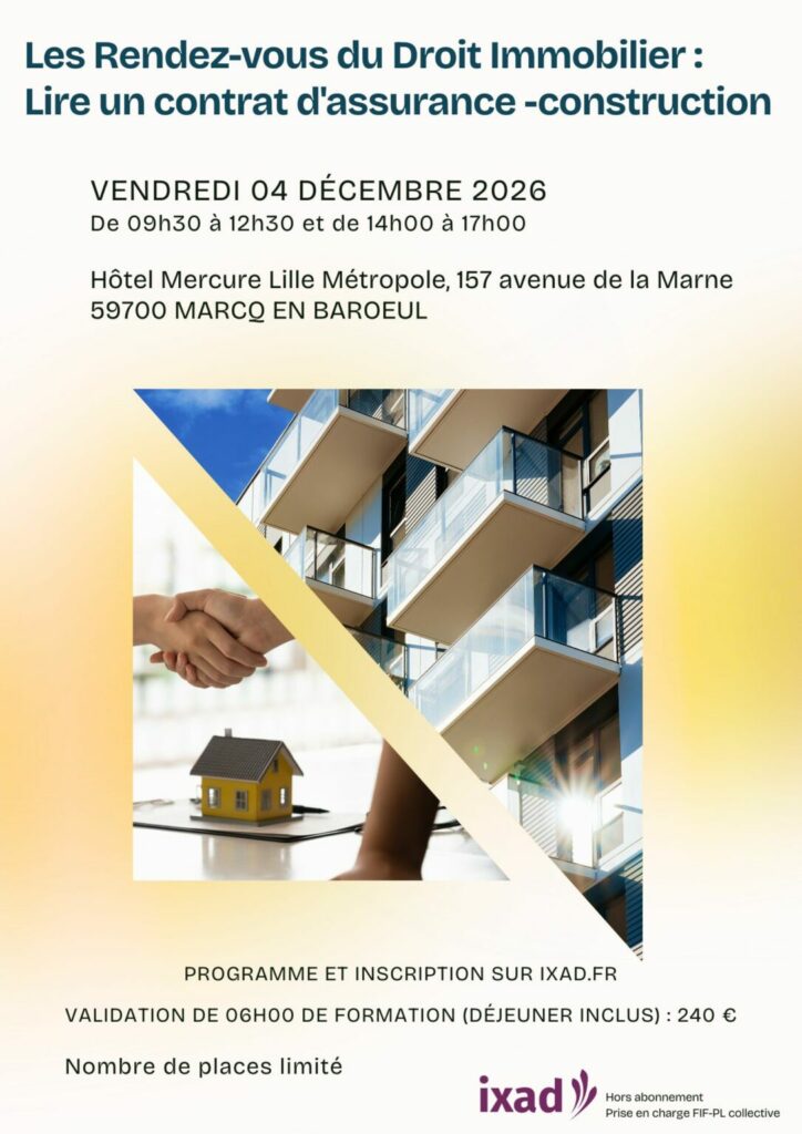 Formations Droit Immobilier